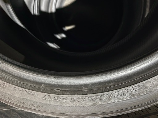 取り引き中 4本セット 245/40R18  アドバン フレバ