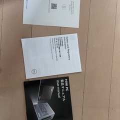 美品・箱付セット】AOOSTAR GEM10 Ryzen7 6800HミニPC＋Dell SE2425HG
