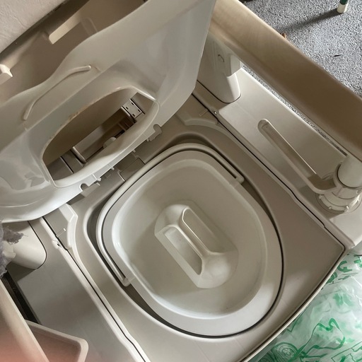 【中身美品】アロン化成 ポータブルトイレ 安寿 KX-N（標準便座）