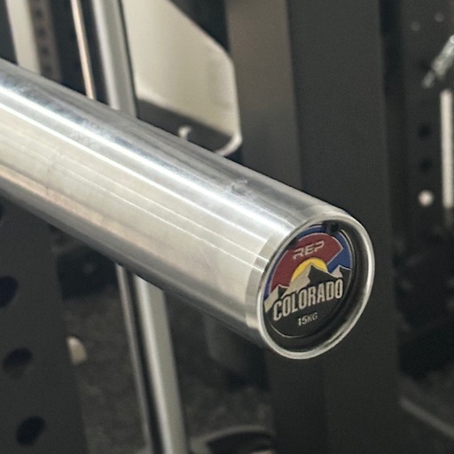 REP Fitness コロラドバー 15kg 200cm ハードクロム 銀色