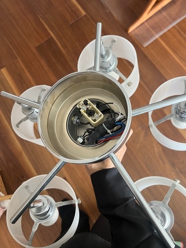 ニトリ　照明(シーリングライト) LED電球5個(電球色)付き