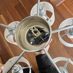 ニトリ　照明(シーリングライト) LED電球5個(電球色)付きの画像