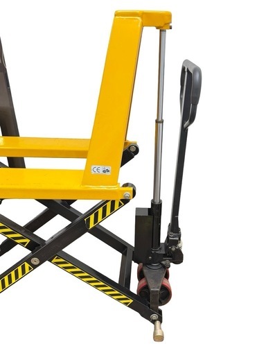 ◯1.5t 1500kg ハンドリフト ハンドパレット ハイリフトタイプ ハイアップ リフター 最高位82cm 爪長さ115cm 中古品■ジモティ姫路