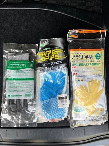 切創手袋　　10双組