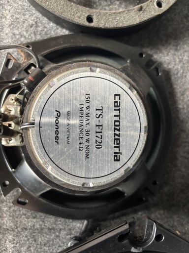 Pioneer スピーカー TS-F1720 トゥイーター付き