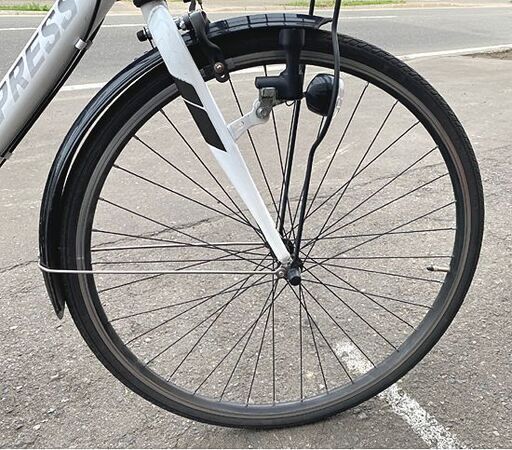 クロスバイク OFFICE PRESS TR 700×32C 430mm 7段変速 ホワイト アサヒサイクル 自転車 通勤 通学 札幌市 白石店