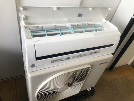 ジモティ特別価格?★K076★TOSHIBA製★2023年製冷暖房兼用エアコン14畳用100V★3カ月間保証付き★取付手配可能