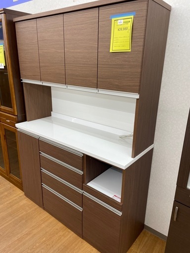 ☆ドリーム荒牧店☆ジモティー割引有☆【クリーニング済み】ニトリ/4枚扉オープンボード/現状販売