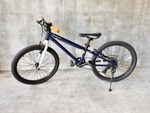 ヨツバサイクル 22インチ 自転車 マウンテンバイク ギア ネイビー 