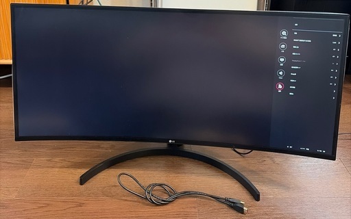 LG UltraWide Monitor 34WL85C モニター本体電源コード