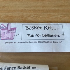 Picket Fence Basket キットの画像