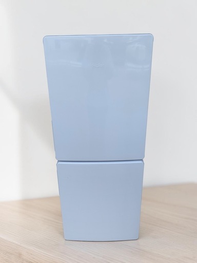 Haier ノンフロン冷凍冷蔵庫 JR-NF148DK 148L 2024年製 ホワイト 簡易清掃済み 訳あり品 一部割れあり 4C