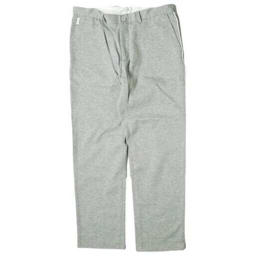 e JEANS イージーンズ 日本製 KANOKO TAPERED PANTS 岡山児島 鹿の子テーパードパンツ e822-001 2 Light Gray サイドライン 側章 定価26,400円 ボトムス【新古品】【中古】【e JEANS】