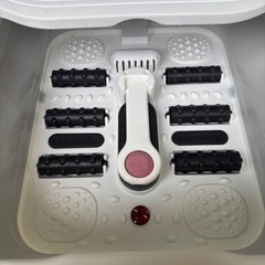 ○4358 フットバス 折りたたみ パブル 温度調節機能付き 足湯 BE-F1200J 8L 505W 60Hz 110V 家庭用 動作品の画像