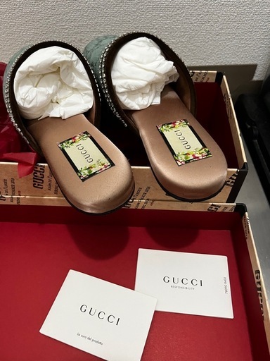 GUCCI グッチ　正規品　一度のみ使用　極美品　サンダル　靴