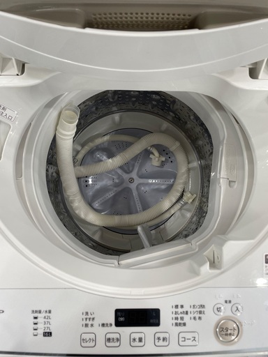 SHARP 全自動洗濯機　ES-GE4E　4.5kg