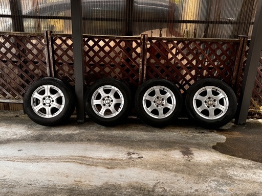 ノア・ヴォクシー等　1シーズン使用195/65R15夏タイヤ・ホイール4本セット