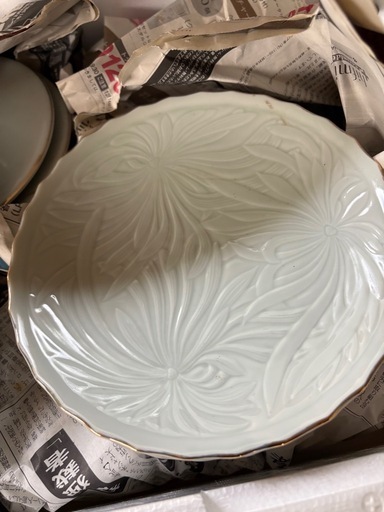 豪華なお皿お盆茶碗湯呑み