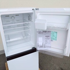 Hisense ハイセンス　ノンフロン冷凍冷蔵庫　HR-D13E3W  135L  2024年製　取説付　動作品　美品の画像
