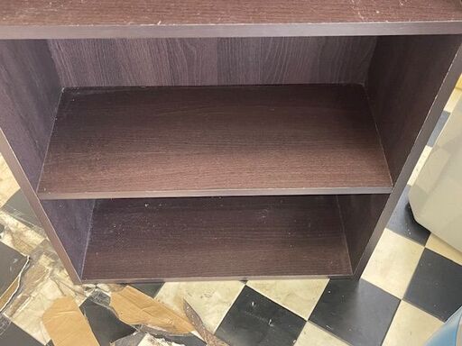 【リサイクルサービス八光　田上店　配達・設置OK】大丸木工　スライド式　書棚　ナチュラル木目 リサイクルサービス八光 田上店 配達・設置OK】大丸木工 スライド式