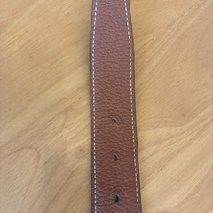 エルメス H型バックル レザーベルト メンズの画像