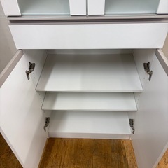 N1370★食器棚★レンジボード★カップボード★幅600mmの画像