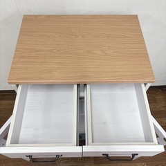 【🐤買取市場 柴田店】 I723 🌈 北欧風デザイン 食器棚 ⭐ クリーニング済の画像