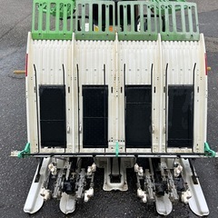 ヤンマー 田植機　パワステ ロータリー式　4条植え VP1  4.9馬力　歩っとハンドル 4条　CSハンドル　乗用型　田んぼ　水田 ガソリン 田植え機 農機具　宮崎 簡易始動動画ありの画像