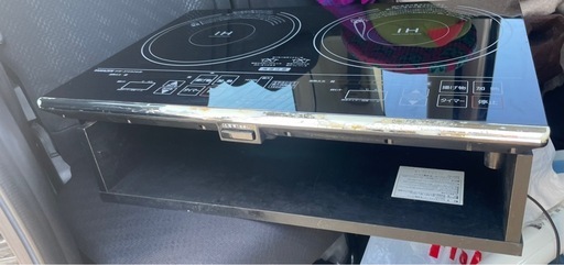 【設置スタンド付き】2口IH調理器
