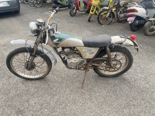 ホンダ　TL125 バイアルス　書付　不動　レストアベース　部品取り　TL125