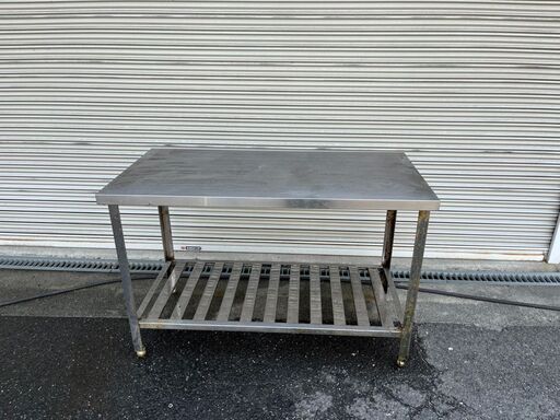作業台 ステンレス 業務用 飲食店 店舗 ④ 幅120cm×奥行60cm×高さ80cm