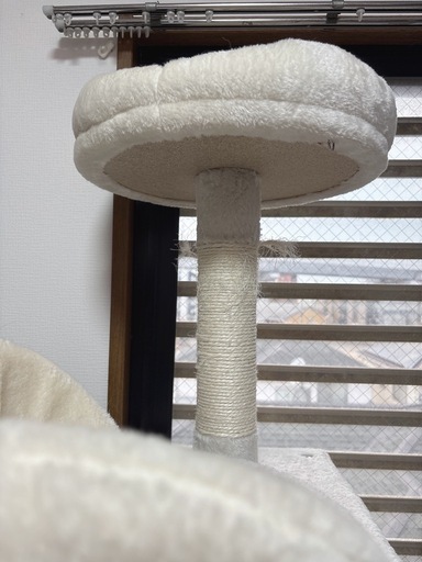 キャットタワー白