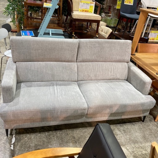 2.5Pソファ　可動式ヘッドレスト