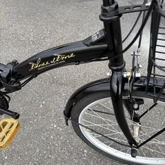 【春のサイクルフェア】　☆前後良品中古タイヤ☆   20インチ折り畳み自転車 防犯登録料込価格︎‼︎の画像