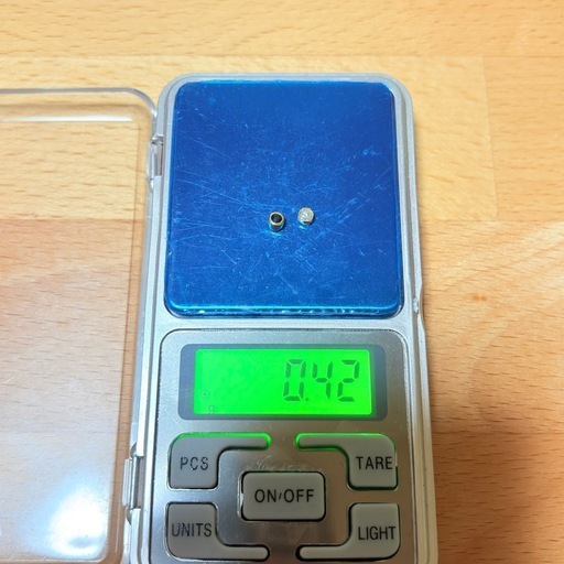 K18 天然ダイヤモンド サファイア ペンダントトップ パーツ 0.4g