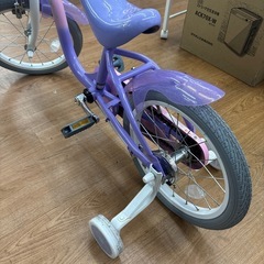 ☆ドリーム荒牧店☆ジモティー割引有☆【クリーニング済み】子供自転車/16インチ/紫系の画像