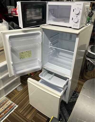 ?新生活応援?冷蔵庫＋電子レンジ2点セット｜すぐ使える・動作確認済み｜一人暮らし②