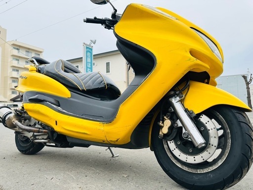 北海道　ヤマハ　マジェスティ　SG03 バッテリー新品！ローダウン仕様！