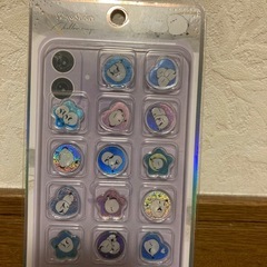 ボンボンドロップシール　ねこねこボンボン、シマエナガおはじきシールセットの画像