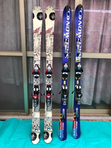 スキー板、スノーボード 合わせて3点