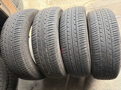 BS 185/60R16 4本夏タイヤ ノートデミオアクアなどに7分山程度 キズあり格安