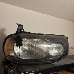 日産キューブ 左右ヘッドライト　USDM Z12 US風　ジャンクの画像