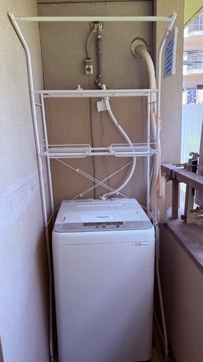 洗濯機➕ラック (nihon) 新森古市の生活家電《洗濯機》の中古あげます
