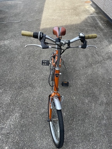 IGNIO折り畳み自転車現状渡し5000円 折りたたみ自転車 IGNIO オレンジ (ドウクハン) 味岡の折りたたみ