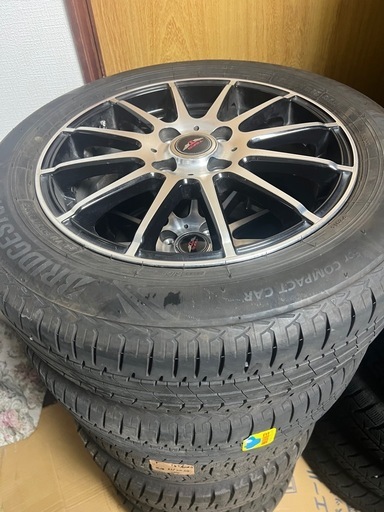 175/65r15 ノーマル2023-2024年製とアルミホイール4本セット