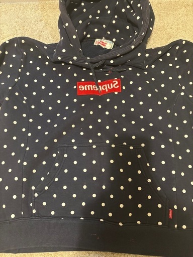 シュプリームsupreme   コムデギャルソンドット柄パーカー
