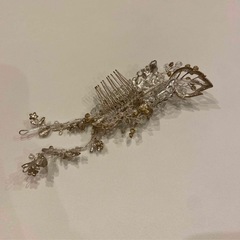 Sweet Ribbon ヘアアクセサリー　ウエディング　ヘッドアクセサリーの画像