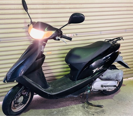 【売約済】実働 BT新品 バリ溝 ホンダ AF62 ディオ 4スト 原付 バイク スクーター ブラック