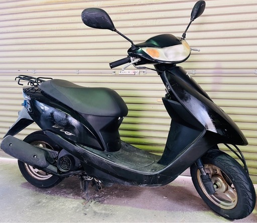 【売約済】実働 BT新品 バリ溝 ホンダ AF62 ディオ 4スト 原付 バイク スクーター ブラック
