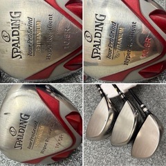 ★手渡しのみ ５本セット ゴルフクラブ SPALDING スポルディング TOUR Pro Grind Hyper Resilient 10.5R ゴルフ スポーツ【B1213-お99】の画像